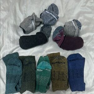 Lot of Bombas Crew/Running Socks-used condition